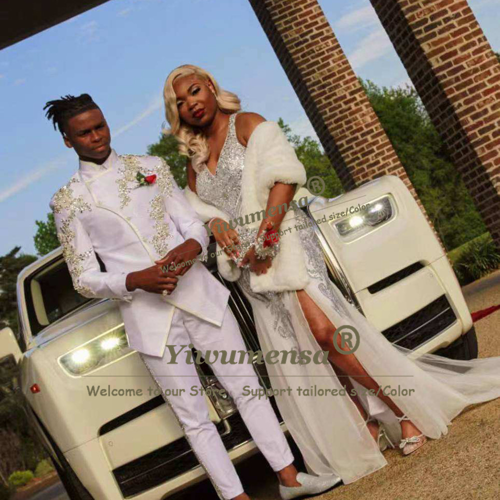 Unique Design Wedding Suits Fo - Men Formal Wear Pants 评论和价格