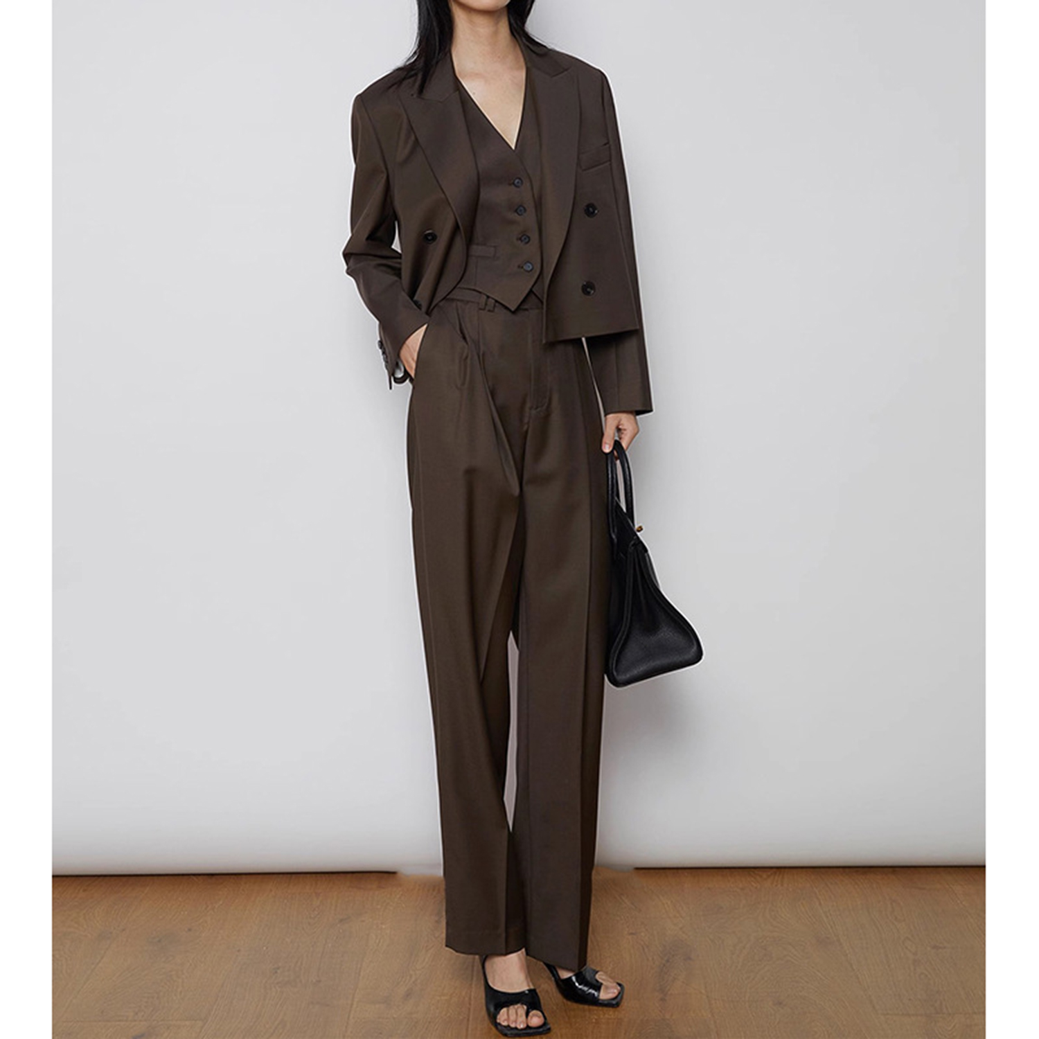 Allingentle Women's Suit Pants - Double Breasted Blazer 评论和价格