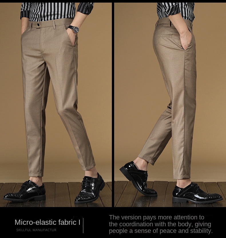 Summer Suit Pants Men Red Blac - Men Formal Wear Summer 评论和价格