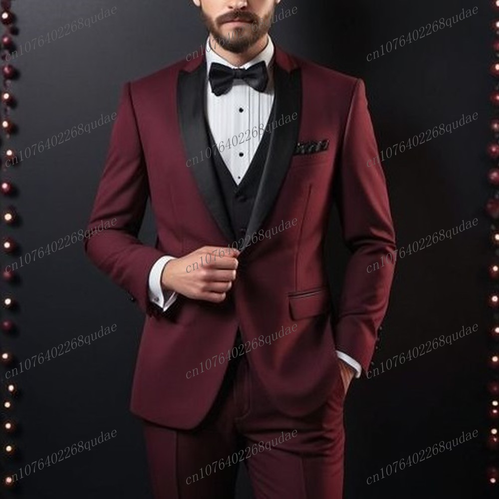 Purple And Black Formal Men Su - Men Formal Wear Purple 评论和价格