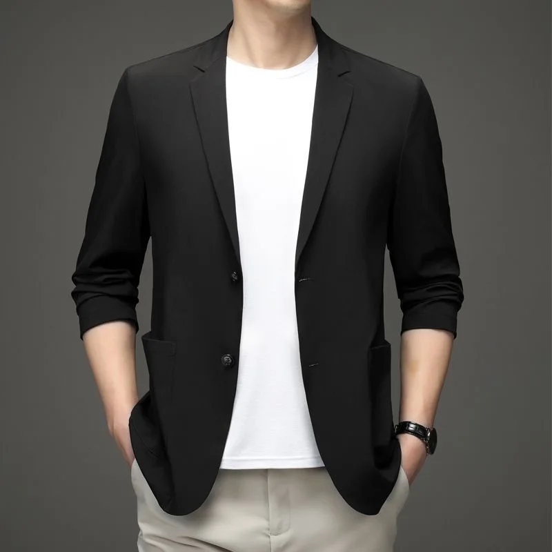 New Summer Men Thin Blazers Bu - Men Formal Wear Summer 评论和价格