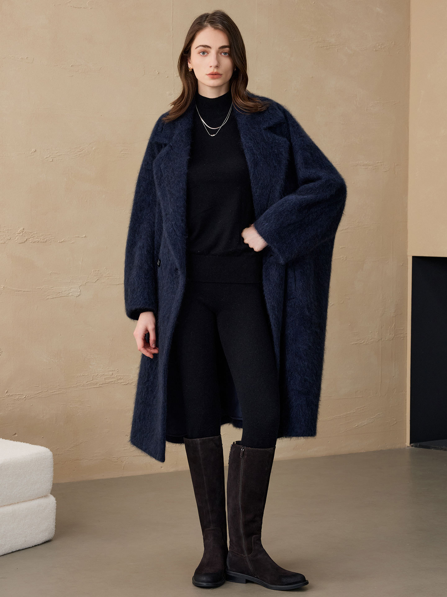 Allingentle Women's Blazer Woo - Double Breasted Blazer 评论和价格