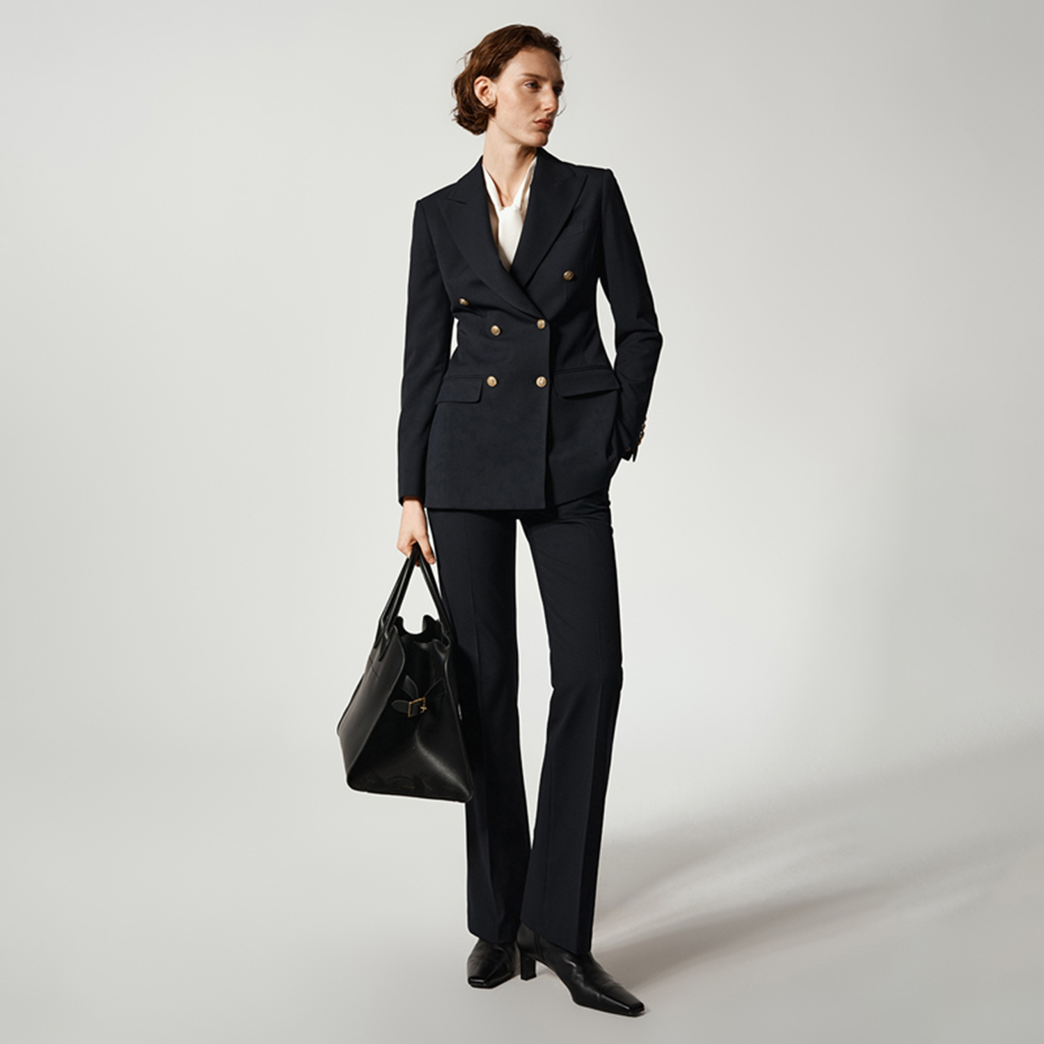 Allingentle Women Pantsuit 2 P - Double Breasted Blazer 评论和价格