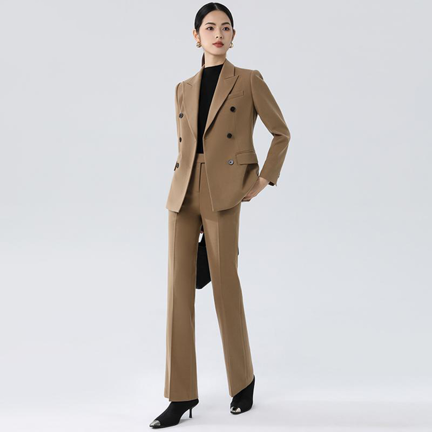 Allingentle Purple Women's Sui - Double Breasted Blazer 评论和价格
