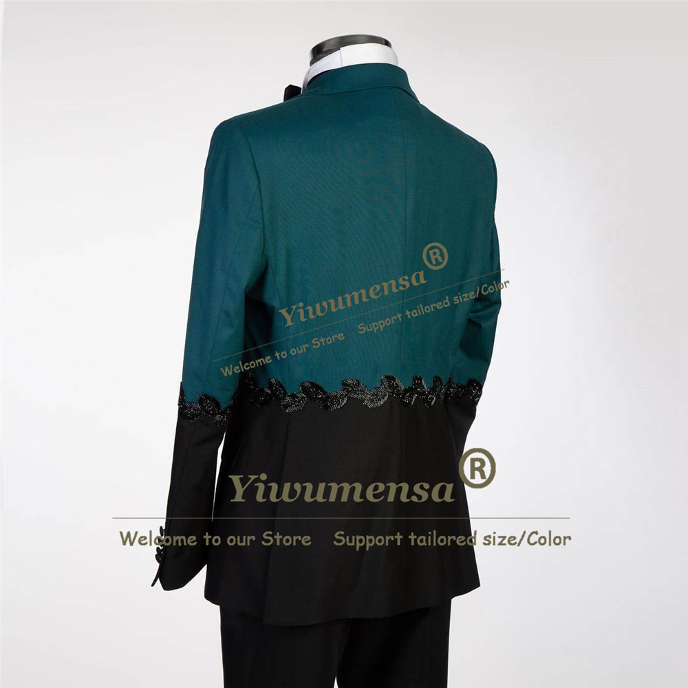 Unique Design Suits Men Splice - Men Formal Wear Pants 评论和价格