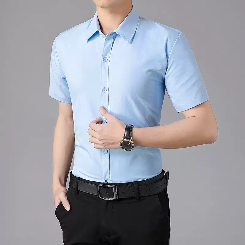 Summer thin short-sleeved whit - Men Formal Wear Summer 评论和价格