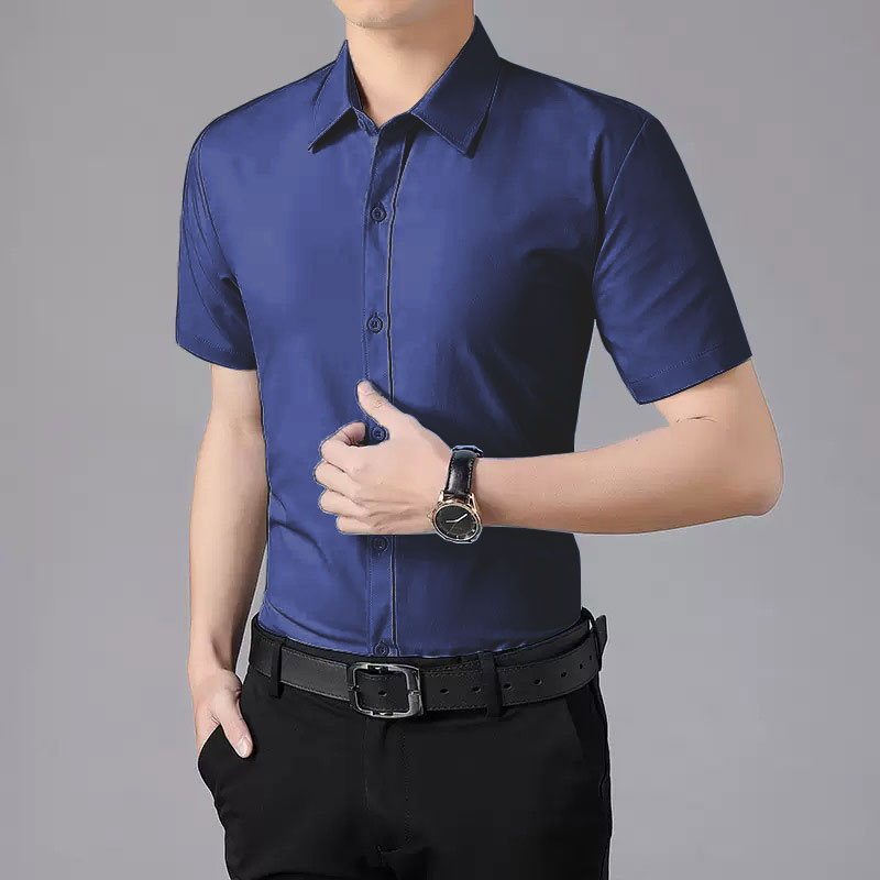 Summer thin short-sleeved whit - Men Formal Wear Summer 评论和价格