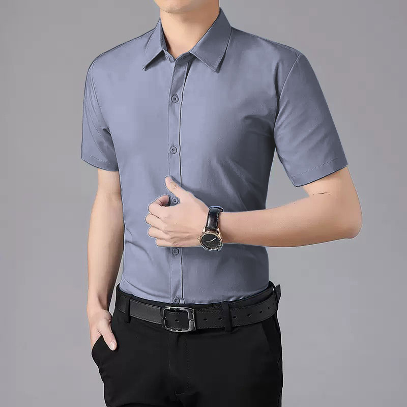 Summer thin short-sleeved whit - Men Formal Wear Summer 评论和价格
