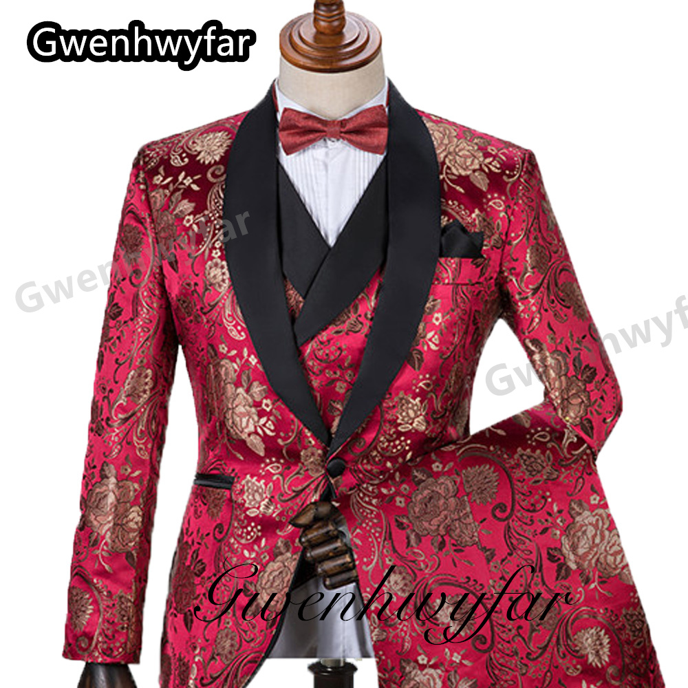 Gwenhwyfar Pattern Men Suits M - Men Formal Wear Pants 评论和价格