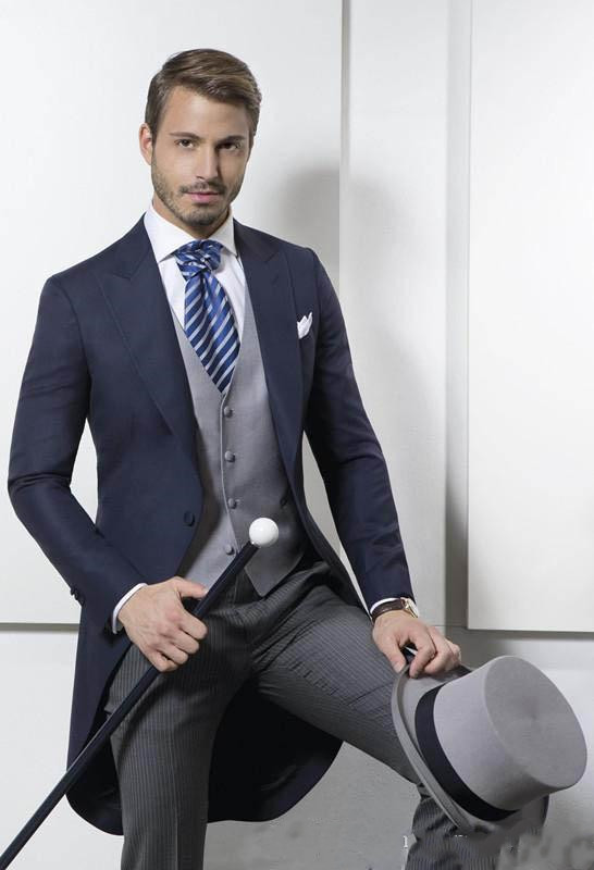 Custom Made Groom Tailcoat Han - Men Formal Wear Pants 评论和价格