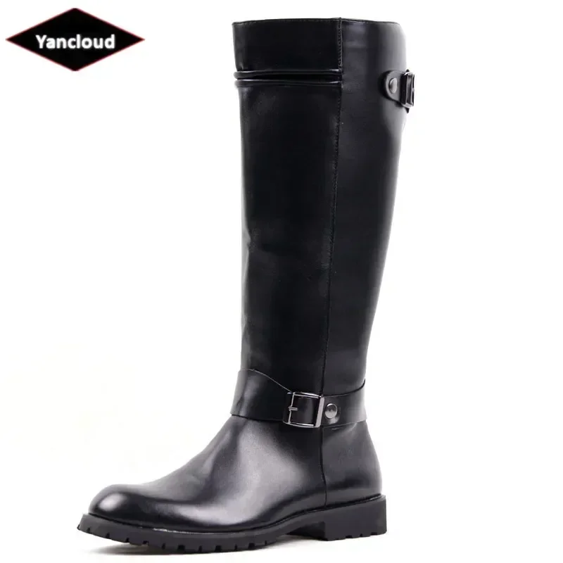 Plus Size 37-46 Top Quality Pu - Men Formal Wear With Boots 评论和价格