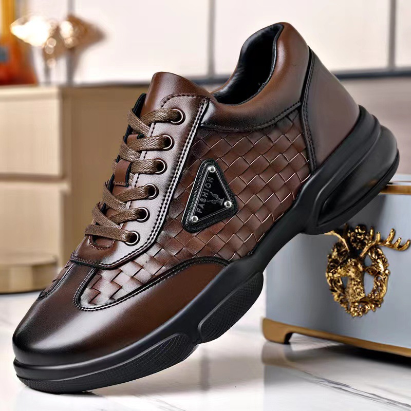 New Men Leather Shoes Platform - Men Formal Wear Summer 评论和价格