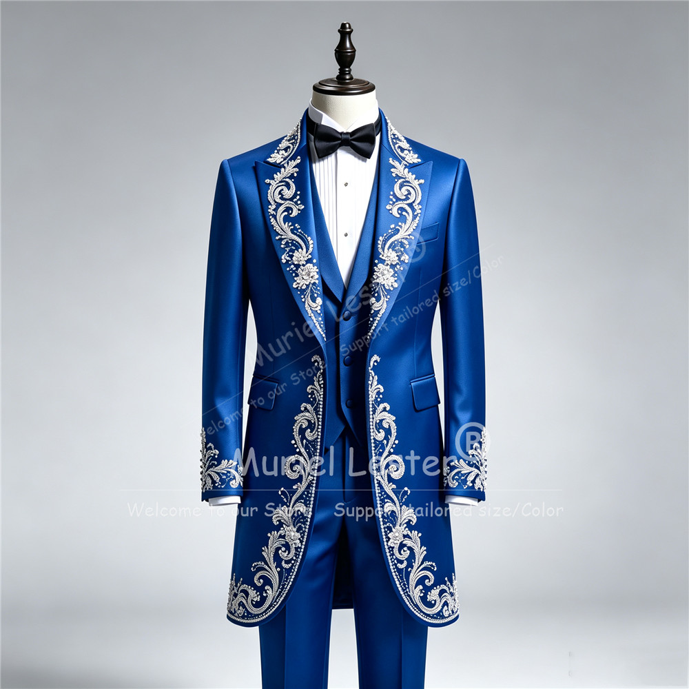 Luxury Man Wedding Tuxedo Suit - Men Formal Wear Pants 评论和价格